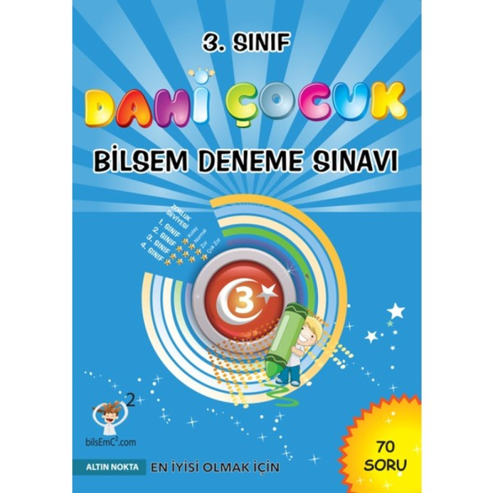 3. Sınıf Dahi Çocuk Bilsem Deneme Sınavı Ders Sınav Kitapları Fiyatı