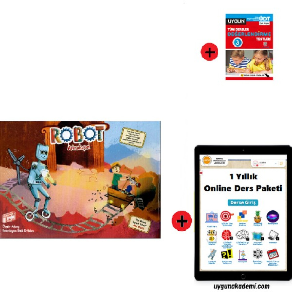 3. Sınıf Hikaye Kitabı Seti Gizemli Bahçe Yayınları Robot Arkadaşım Yeni + Sadık Uygun Yayınları 3. Sınıf Tüm Dersler Test Kitabı Yeni + 1 Yıllık O... Çocuk Masal Fiyatı