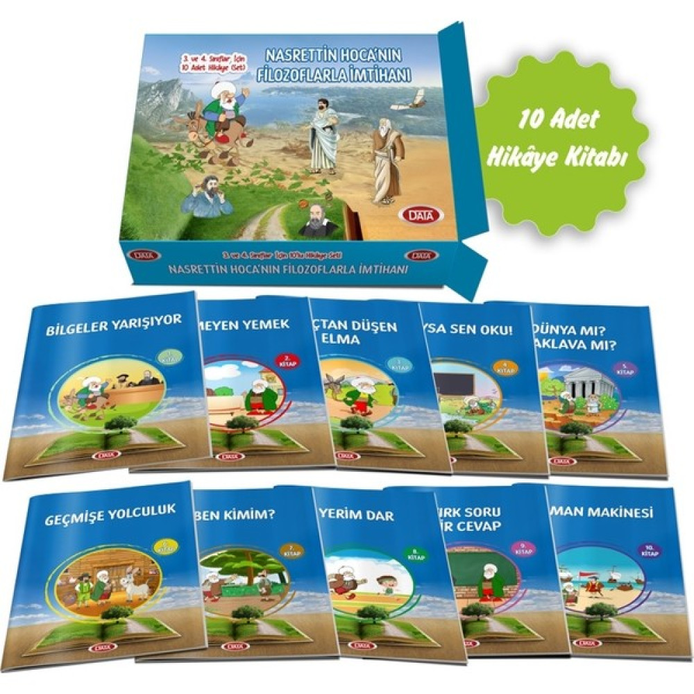 3. ve 4. Sınıflar İçin Nasrettin Hoca’nın Filozoflarla İmtihanı 10’lu Hikaye Seti Çocuk Öykü Fiyatı