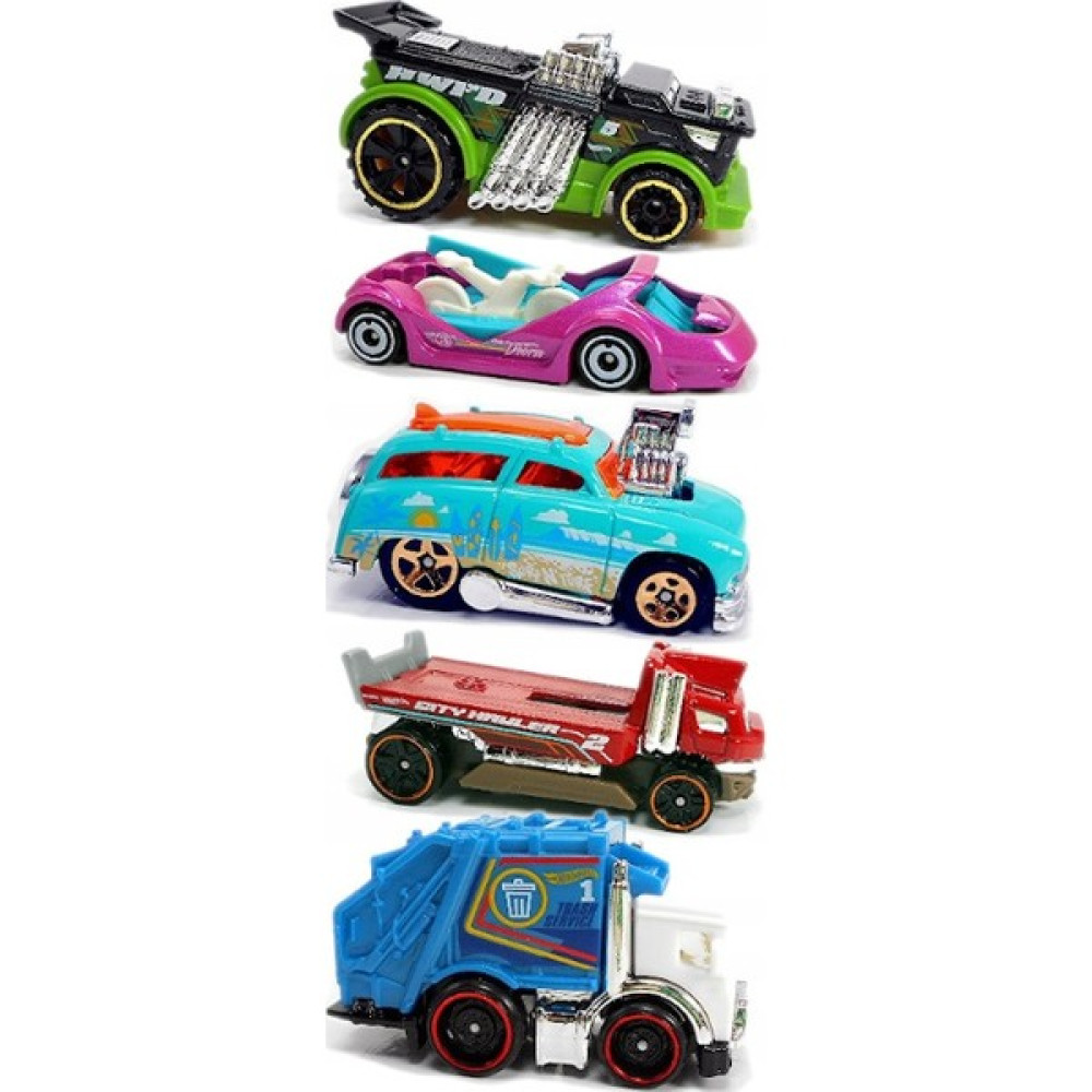 +3 Yaş Hot Wheels Hw City 5’li Araba Seti HFV89 (Mattel) Oto Boyaları Fiyatı