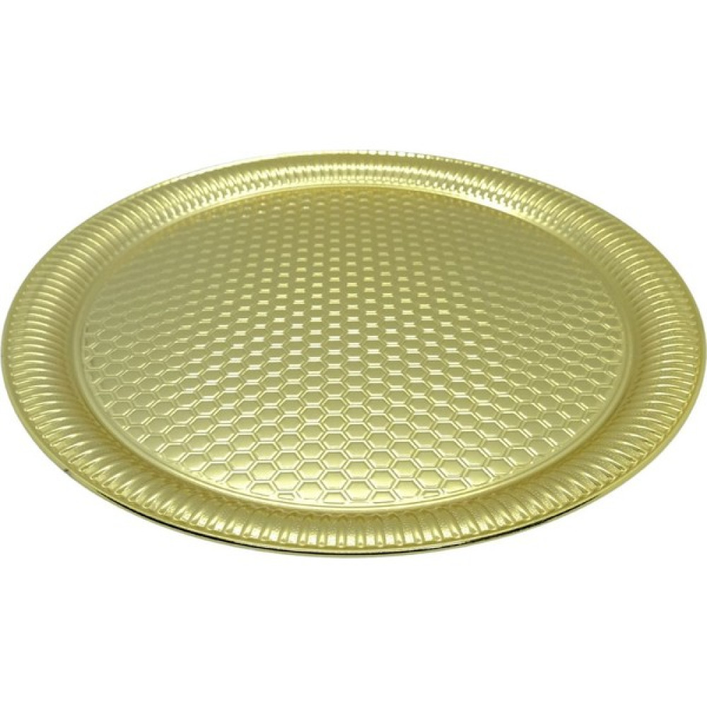 30 cm Şık Metal Döküm Tepsi - 5 Renk Seçeneği ile Dayanıklı ve Estetik Sunumlar - standart - Sarı Oto Boyaları Fiyatı