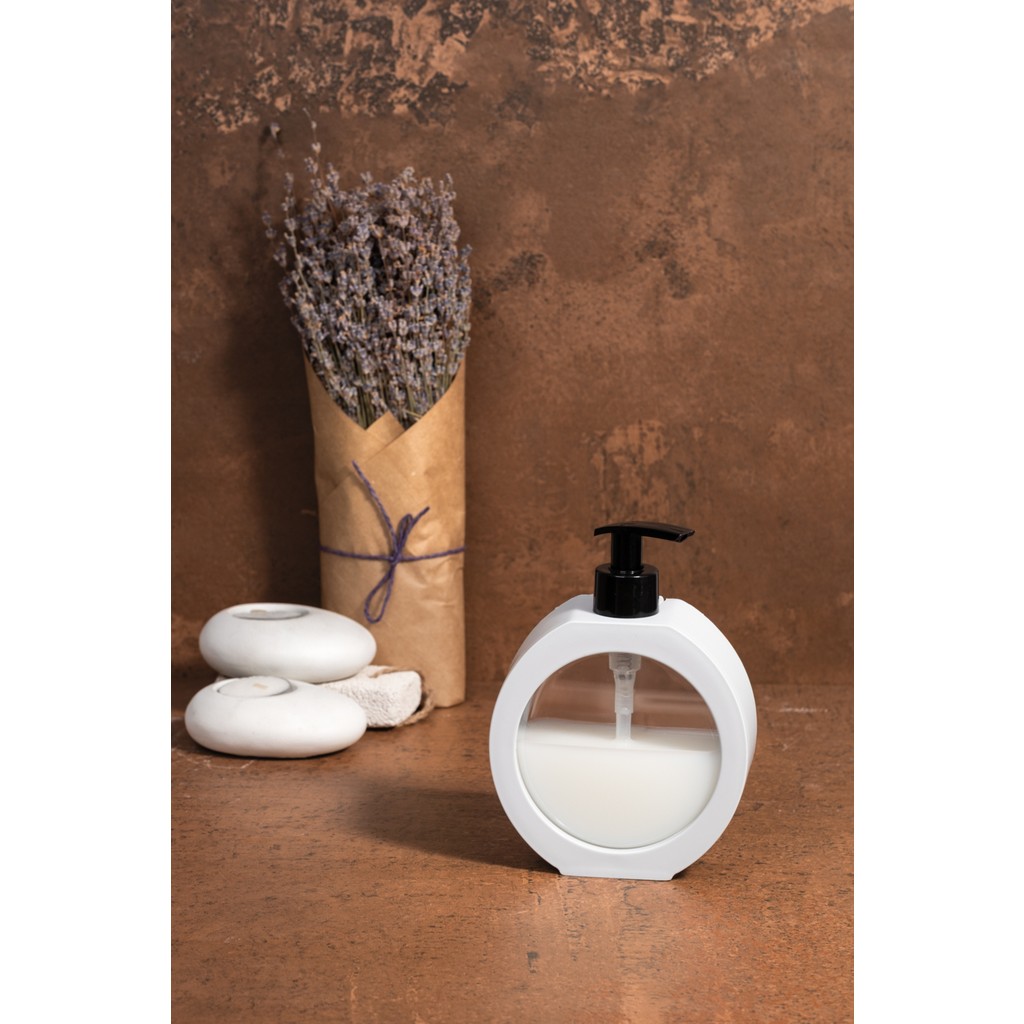 300 ml Tezgah Üstü Oval Banyo Mutfak Sıvı Sabunluk | Banyo Mutfak Bulaşık Lavabo Deterjanlık - Açık Gri Deterjan ve Temizlik Ürünleri Fiyatı