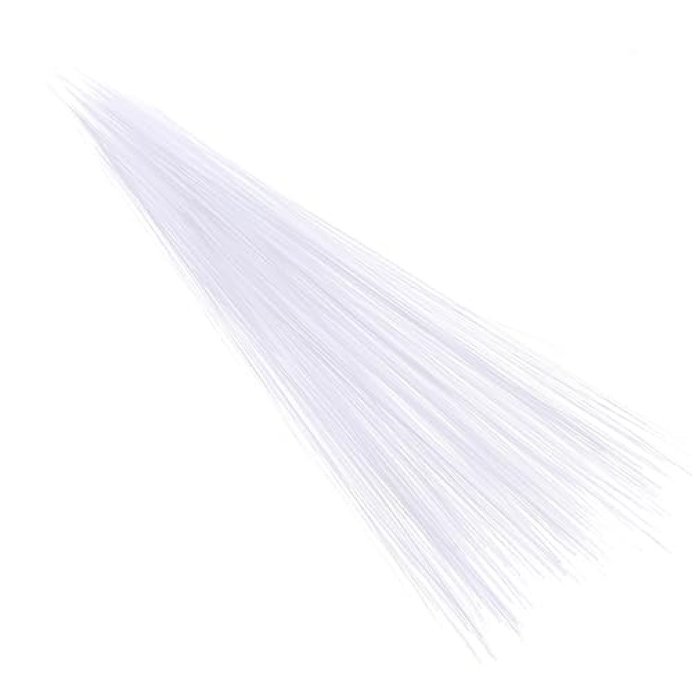 300PCS Simulated Animal Whiskers for Crafts, 3 Inches Craft Animal Whiskers Simulated Cat Whiskers Animal Needle Felting Whisker Plastic Whiskers Supplies for Stuffed Whiskers Muppet (White)