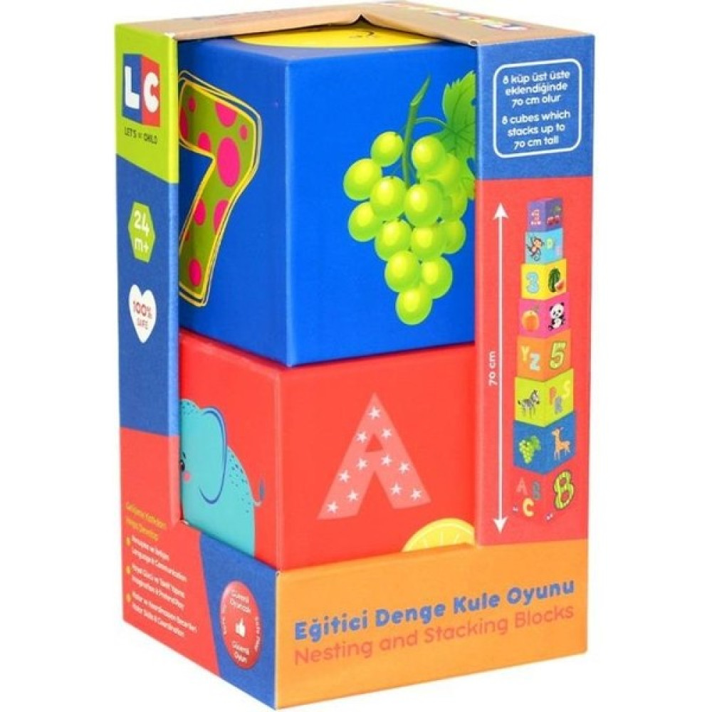 30628 Let's Be Child - Eğitici Denge Kule Oyunu +24 Ay Eğitici Oyuncak Fiyatı