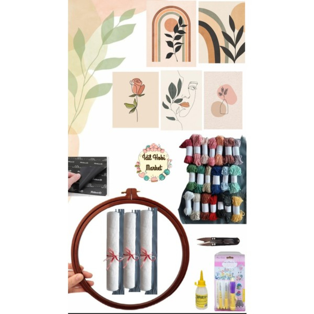 33 Parça Büyük Punch Seti -Bohem Floral Model 01 Oyun & Hobi Fiyatı
