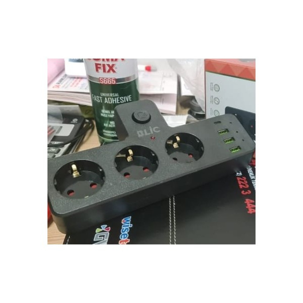 34 Alarm BLİC 3'lü Akım Korumalı Priz Kamera - Bakıcı Kamerası Bebek Kamerası Fiyatı