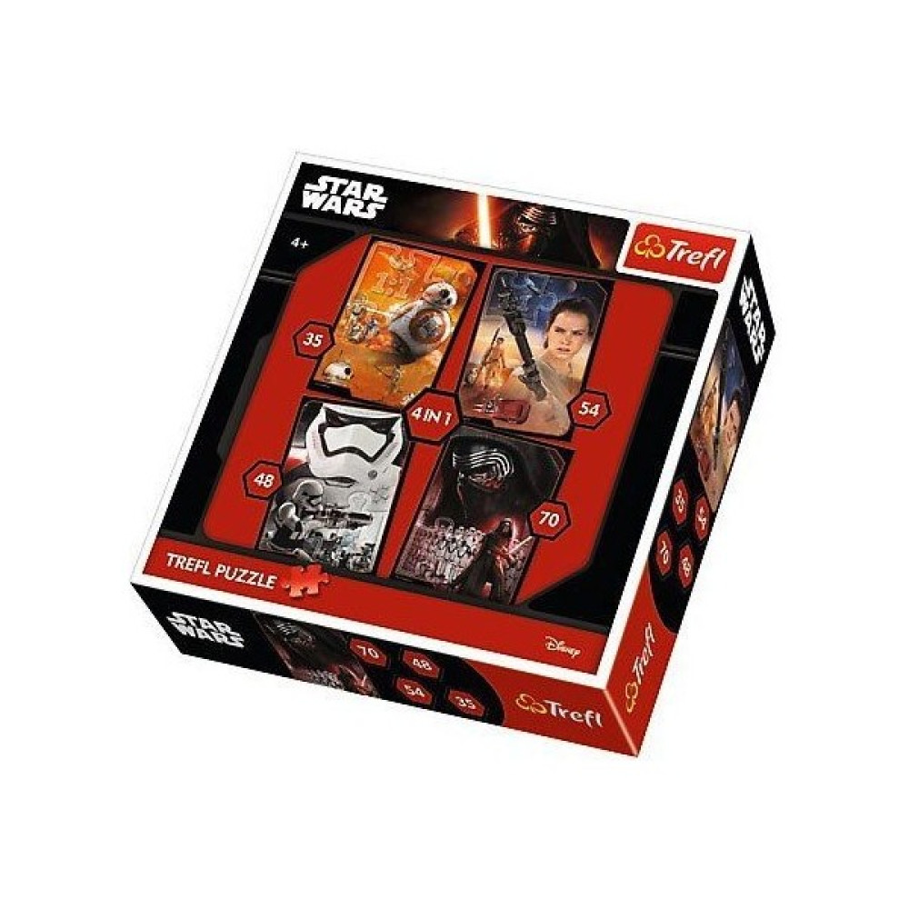 34263 Trefl Puzzle Star Wars Episode Vıı 4'lü 35+48+54+70 Parça Puzzle Oto Boyaları Fiyatı