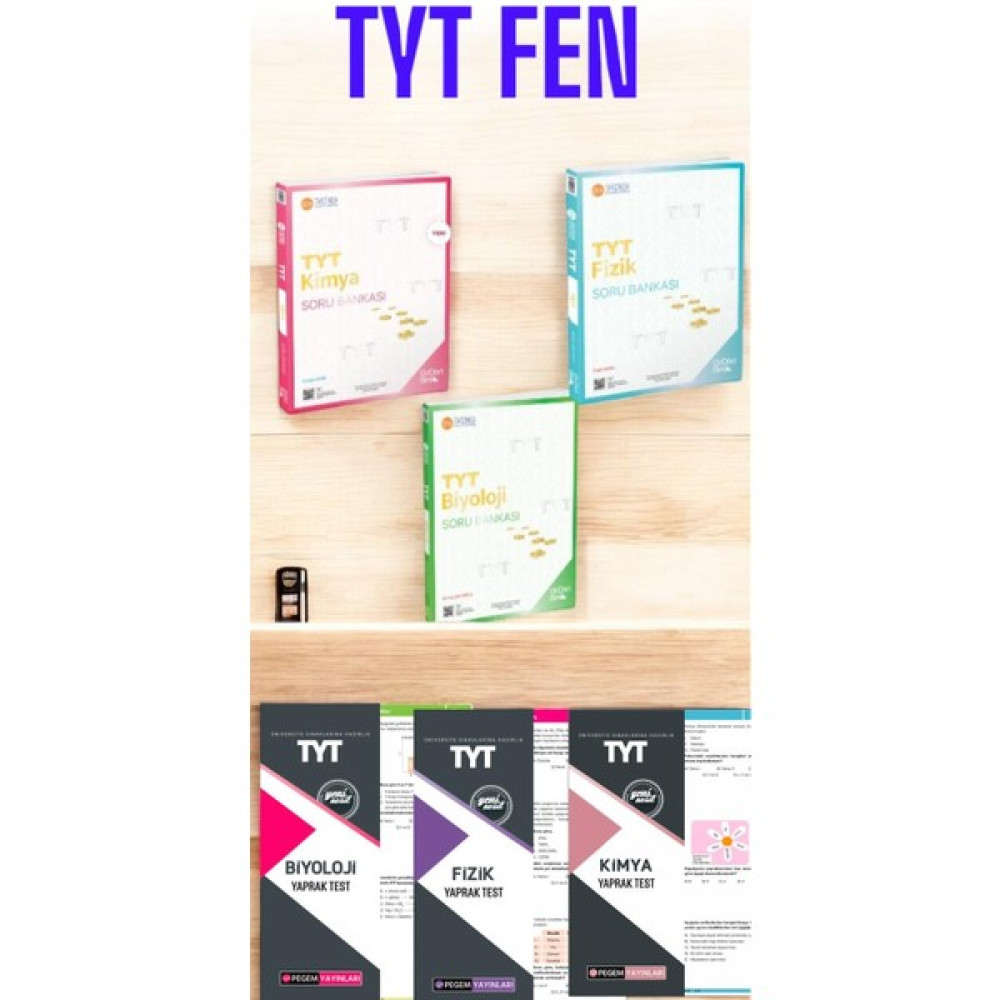 345-2025 Tyt Fizik Kimya Biyololoji Soru Bankası Fen Sayısal Set ve Pegem 2025 Ayt Yaprak Testi Ders Sınav Kitapları Fiyatı