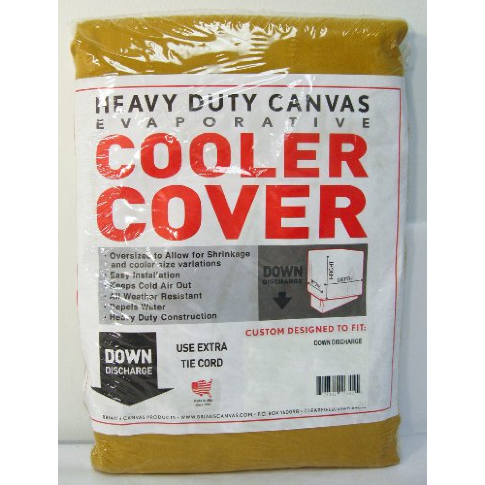 34"W x 34"D x 40"H Down Draft Heavy Duty Canvas Cover for Evaporative Swamp Cooler (34 x 34 x 40)