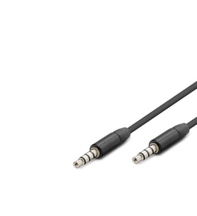 3.5 MM Kablo 3 Line 1.2 M Siyah HDX1013 Cep Telefonu Kablosu Fiyatı