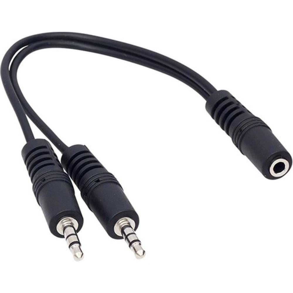 3.5 mm Stereo Dişi / 2 x 3.5mm Stereo Erkek 20 cm Y Kablo Kablo (4172) Oto Boyaları Fiyatı