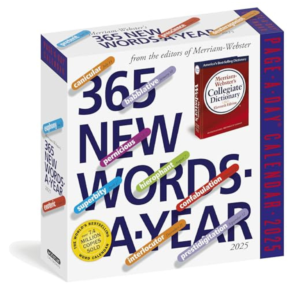 365 New Words-A-Year Page-A-Day® Calendar 2025: From the Editors of Merriam-Webster