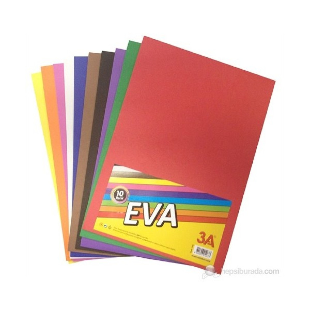 3A Eva 10'lu Set (10 Renk) Elişi Kağıdı Fiyatı