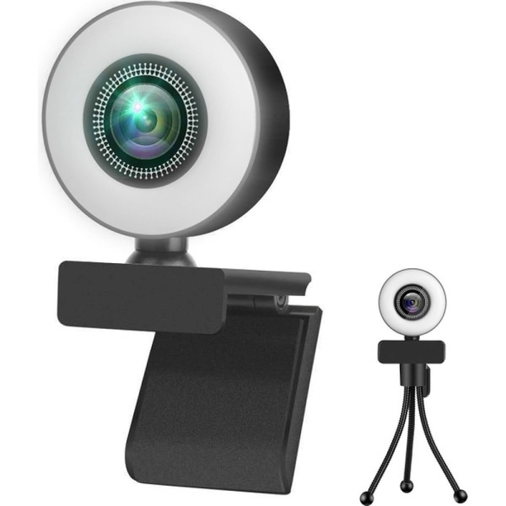 3c Store 1080P Web Kamerası 30FPS Otofokus Hd Web Kamerası Mikrofonlu Halka Işık Web Kamerası Pc Bilgisayar Kamerası Içın 2k USB Sürücü Web Kameras... Web Kameraları Fiyatı
