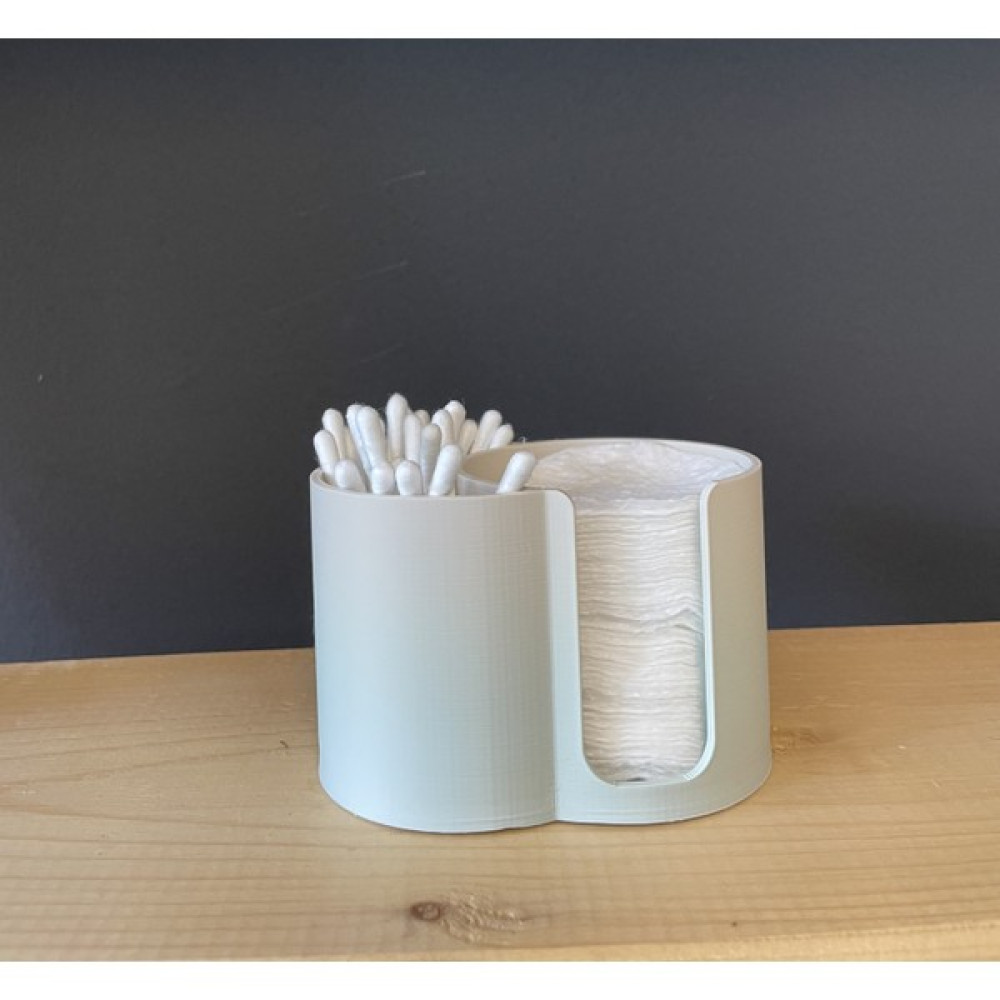 3Cup Design Dekoratif Banyo Organizeri, Kulak Pamuğu Kutusu, Makyaj Pamuğu Kutusu, Banyo Düzenleyici Eşya Saklama / Düzenleme Fiyatı