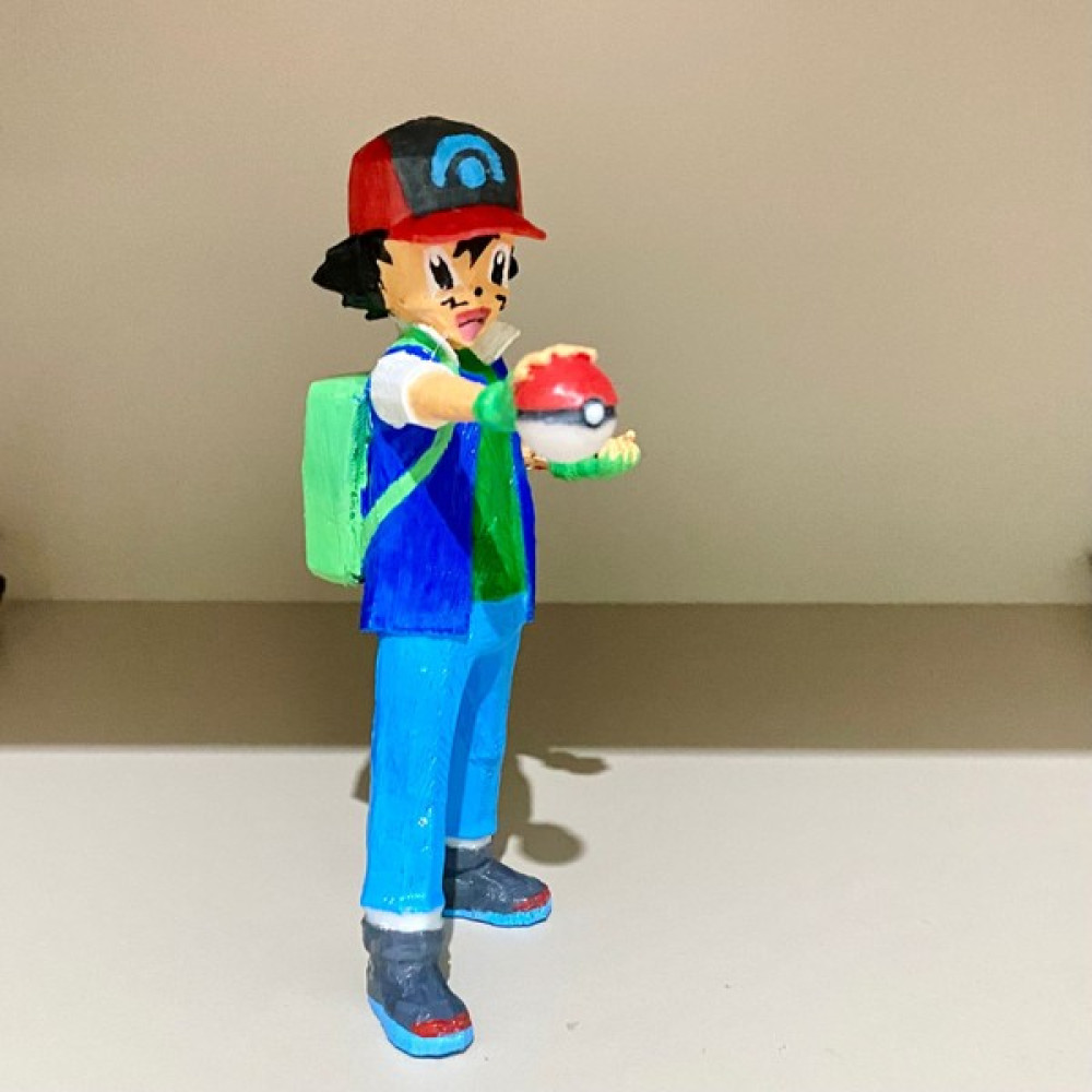 3D Figür Pokemon Eğitmeni Ash Ketchum 10 cm Oyuncak Fiyatı