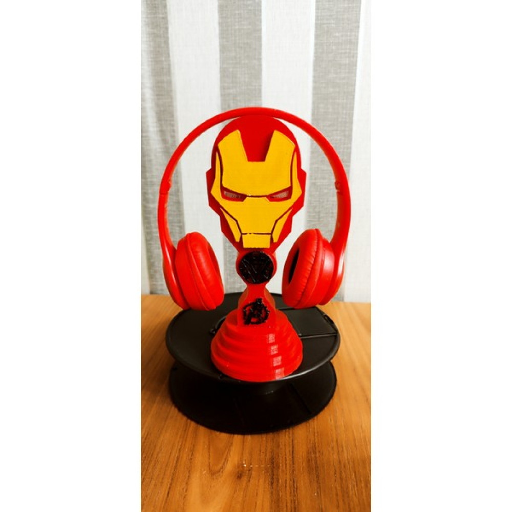 3D HAPPY Iron Man Masaüstü Kulaklık Standı Kulaklık Aksesuarı Fiyatı