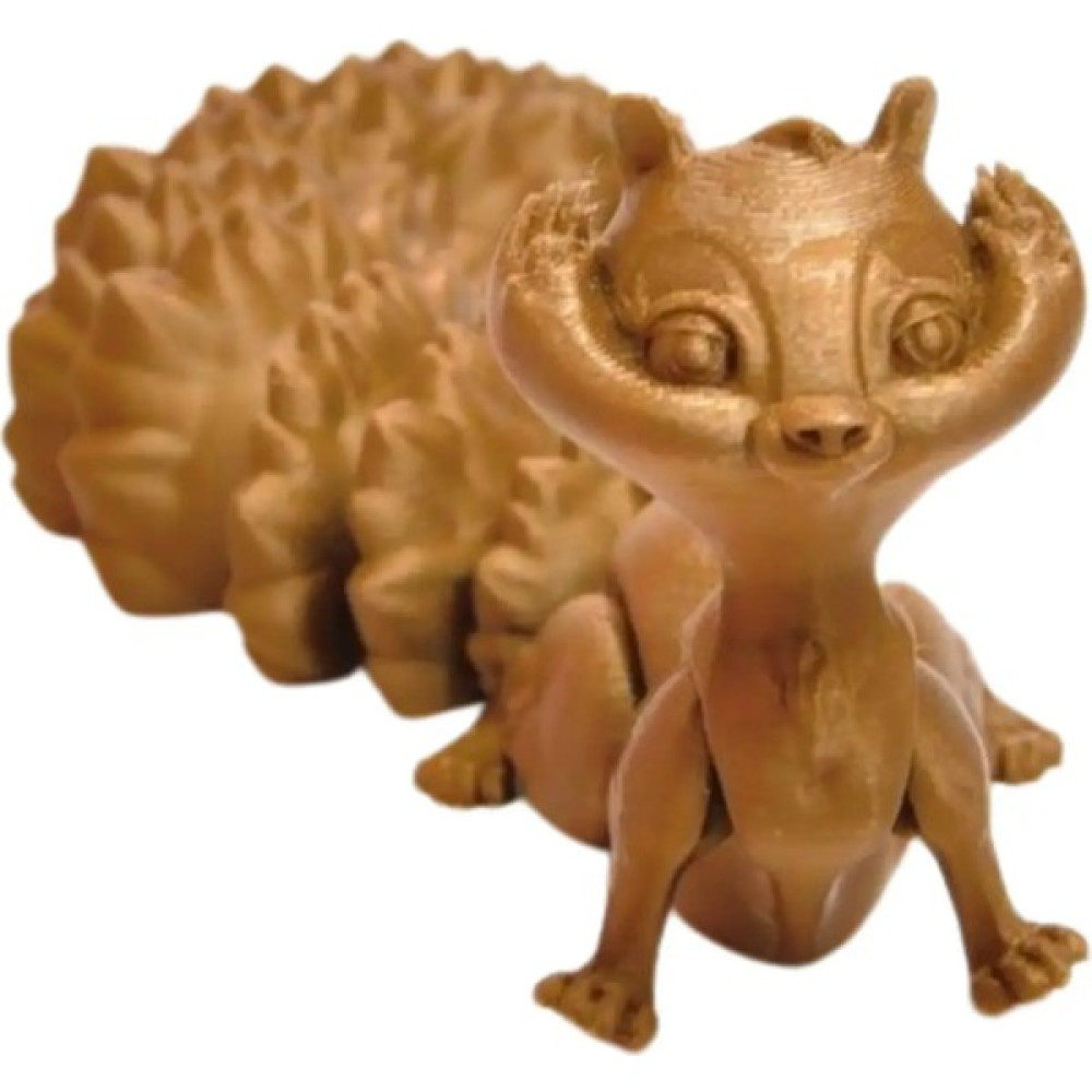 3D Hareketli Sevimli Sincap (Uzun Kuyruk) Oyuncak - Altın Kahve Oto Boyaları Fiyatı