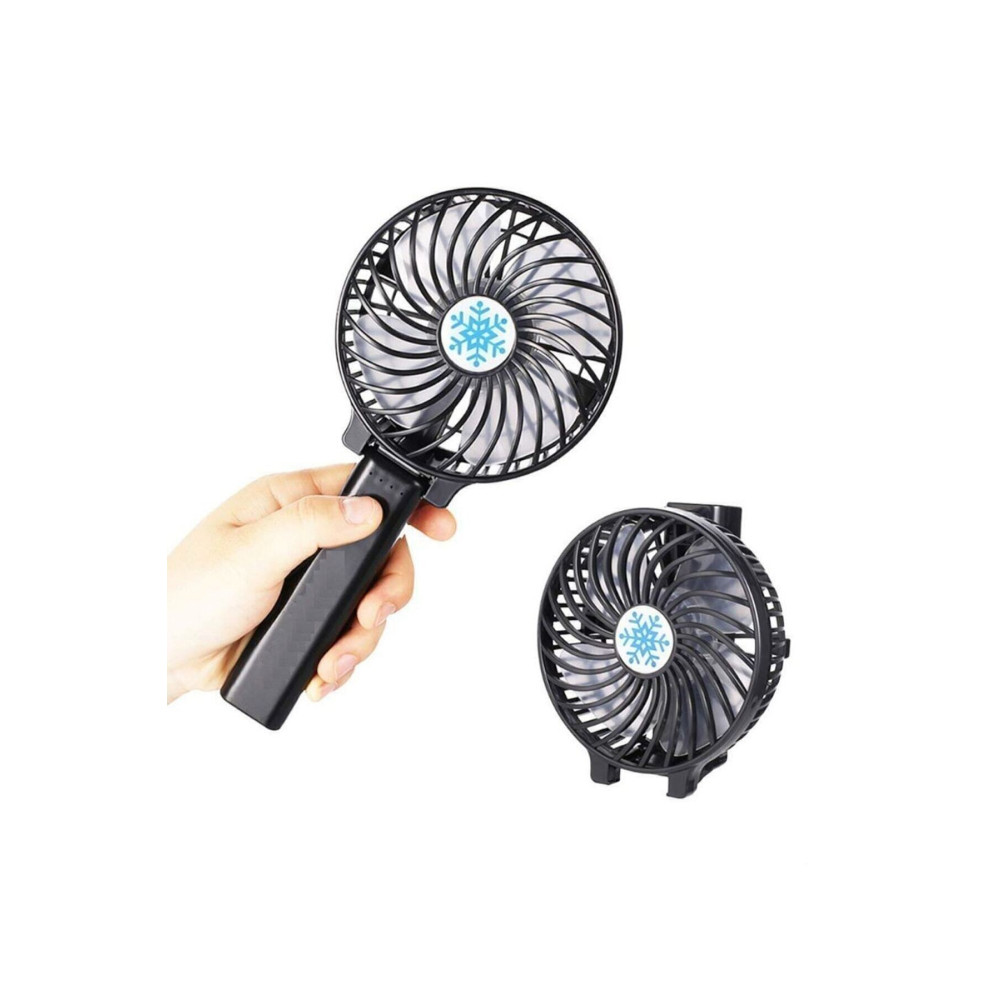 3D Jetcom Şarjlı Siyah Mini Fan Masa Üstü Vantilatörü Usb Soğutucu Sessiz El Fanı Vantilatörler Fiyatı