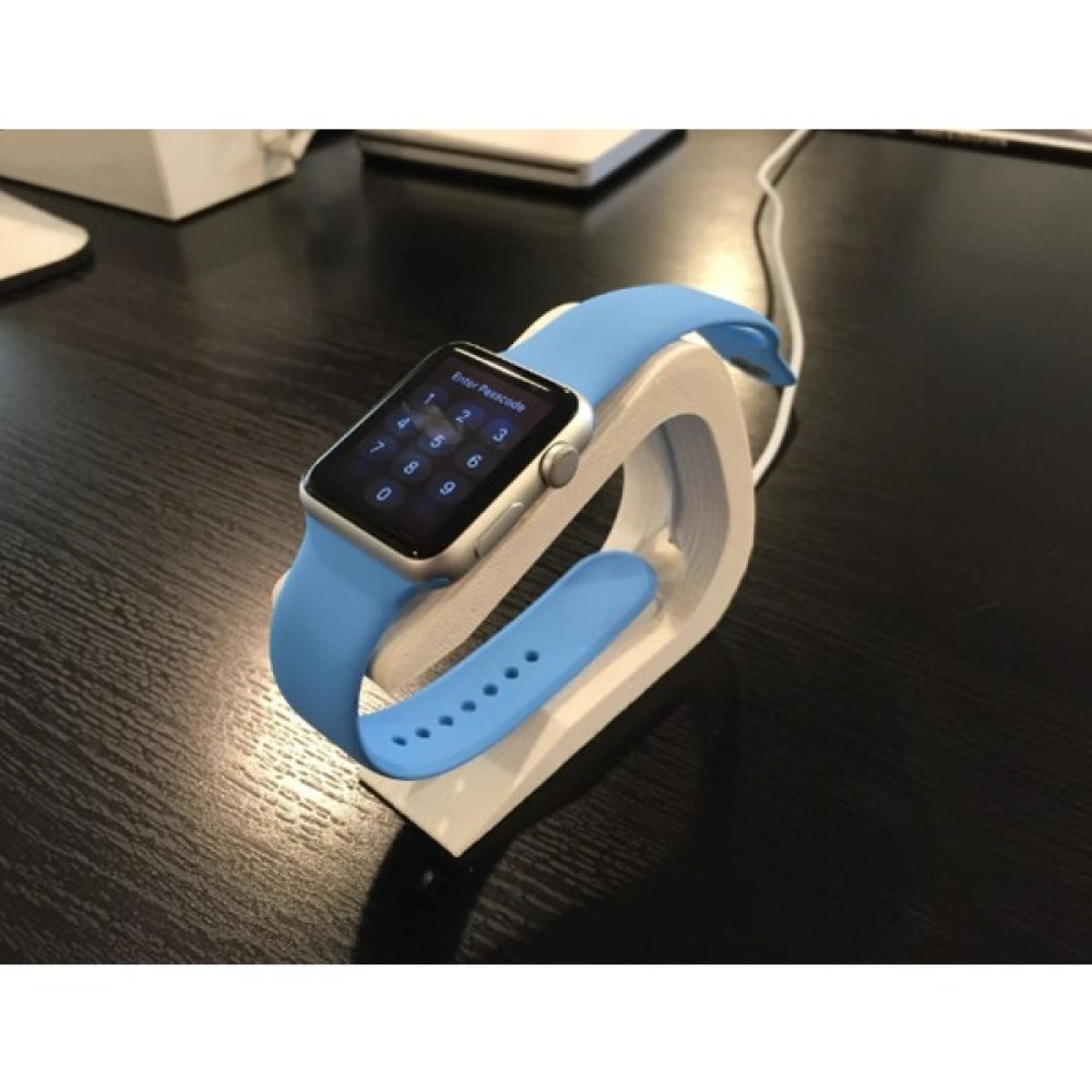 3D San Apple Akıllı Saat Şarj Standı - Beyaz Giyilebilir Teknoloji Aksesuarları Fiyatı