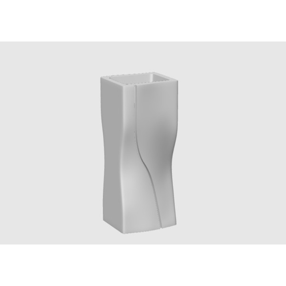3D San Modern Uzun Vazo - Beyaz Vazo Fiyatı