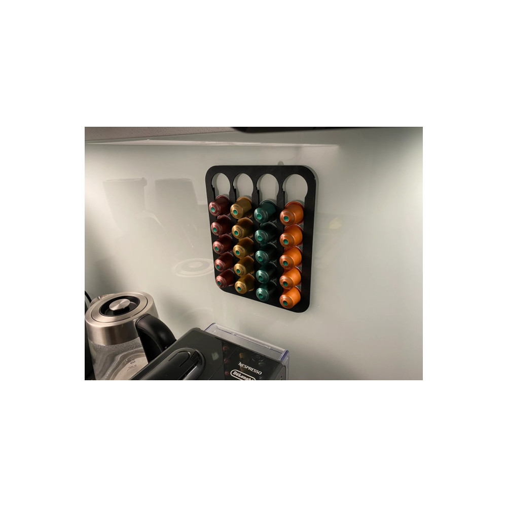 3D SerArt Nespresso Ve Starbucks Uyumlu Duvar Tipi Kapsül Kahve Standı Siyah Elektrikli Mutfak Aletleri Fiyatı