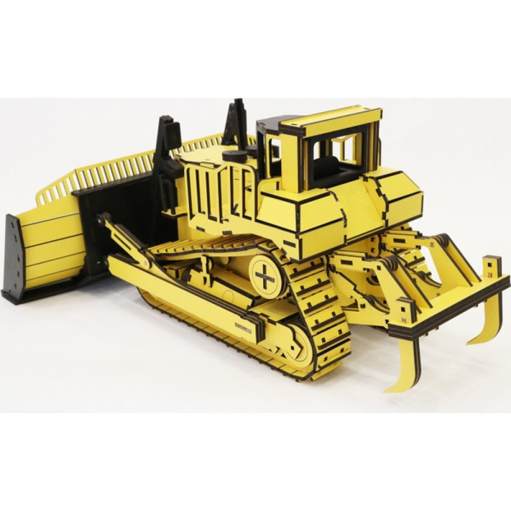 3D Sergi Ahşap CATD11-R Dozer Iş Makinesi Maketi 428 Parça Oto Boyaları Fiyatı