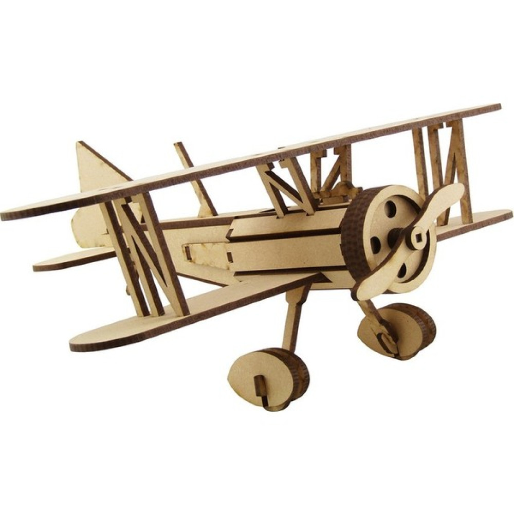 3D Sergi Ahşap Curtiss Goshawk Uçak Maketi 50 Parça Maket Fiyatı