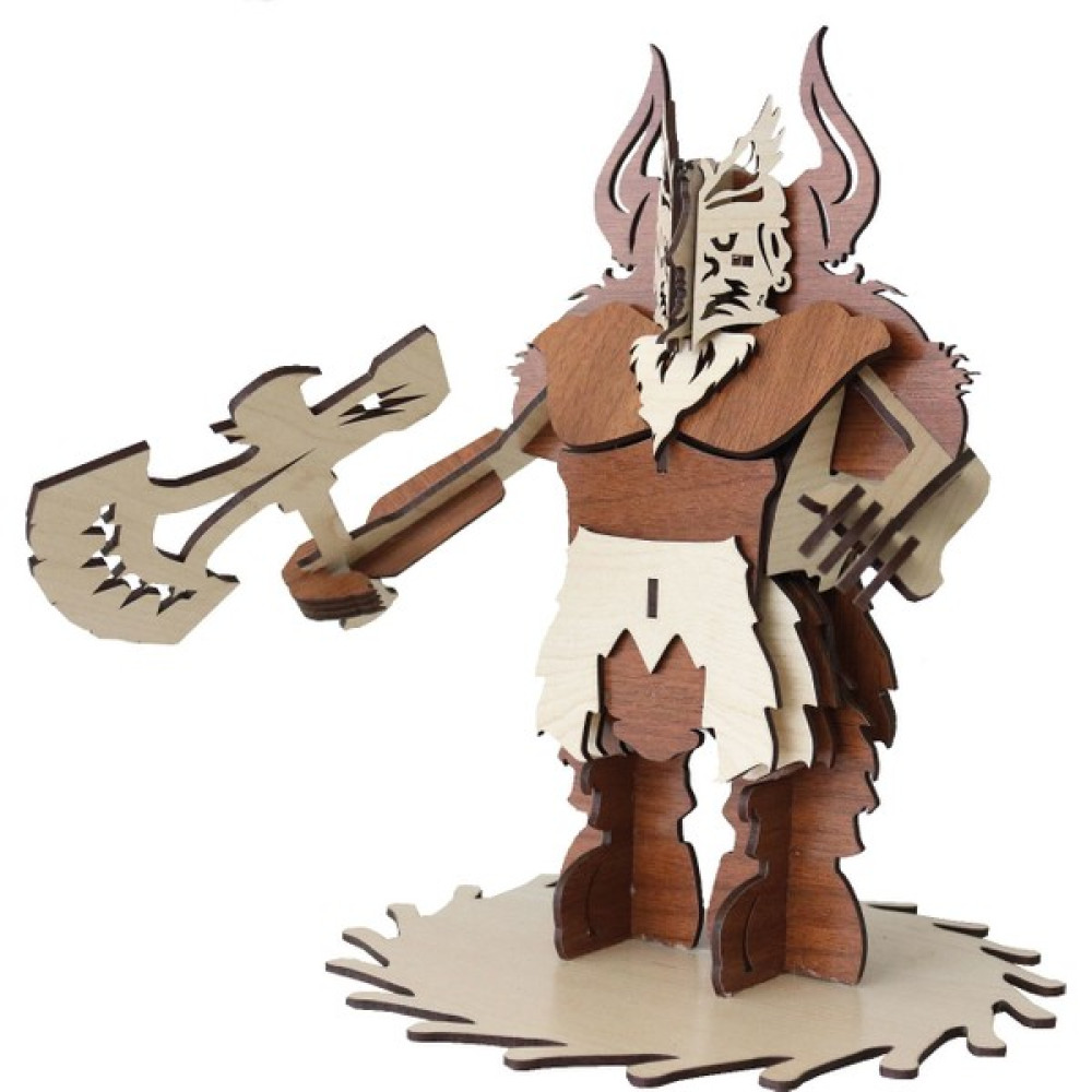 3D Sergi Ahşap Dwarf Warrior Savaçcı Maketi 38 Parça Oto Boyaları Fiyatı