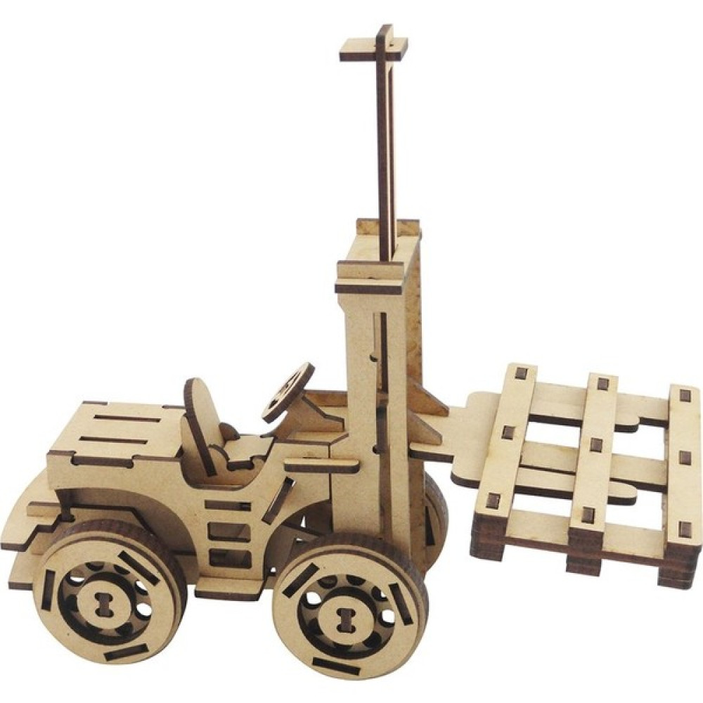 3D Sergi Ahşap Forklift ve Palet Maketi 107 Parça Maket Fiyatı