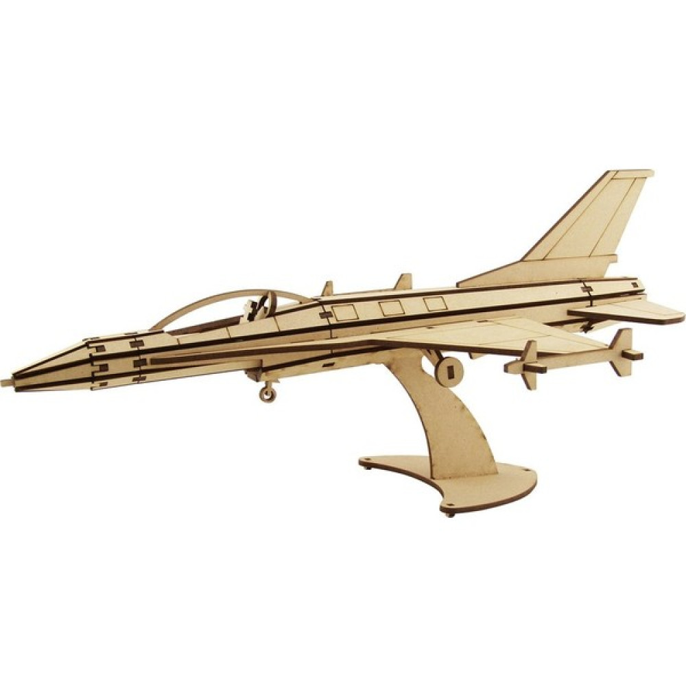 3D Sergi Ahşap Jet Fighter C Maketi 75 Parça Oto Boyaları Fiyatı