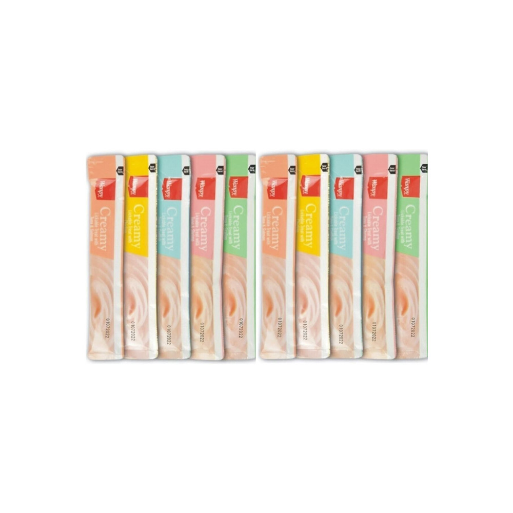3D Üçde Wanpy Creamy Cat Treat Karışık Krema Sıvı Kedi Ödül Maması 14 gr X 10 Adet Evcil Hayvan Ürünleri Fiyatı