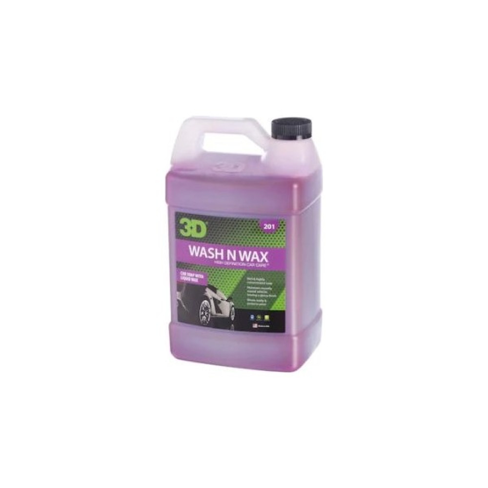 3D Wash N Wax- Cilalı Oto Şampuanı 3.79 Lt. - . Oto Yıkama Ürünleri Fiyatı