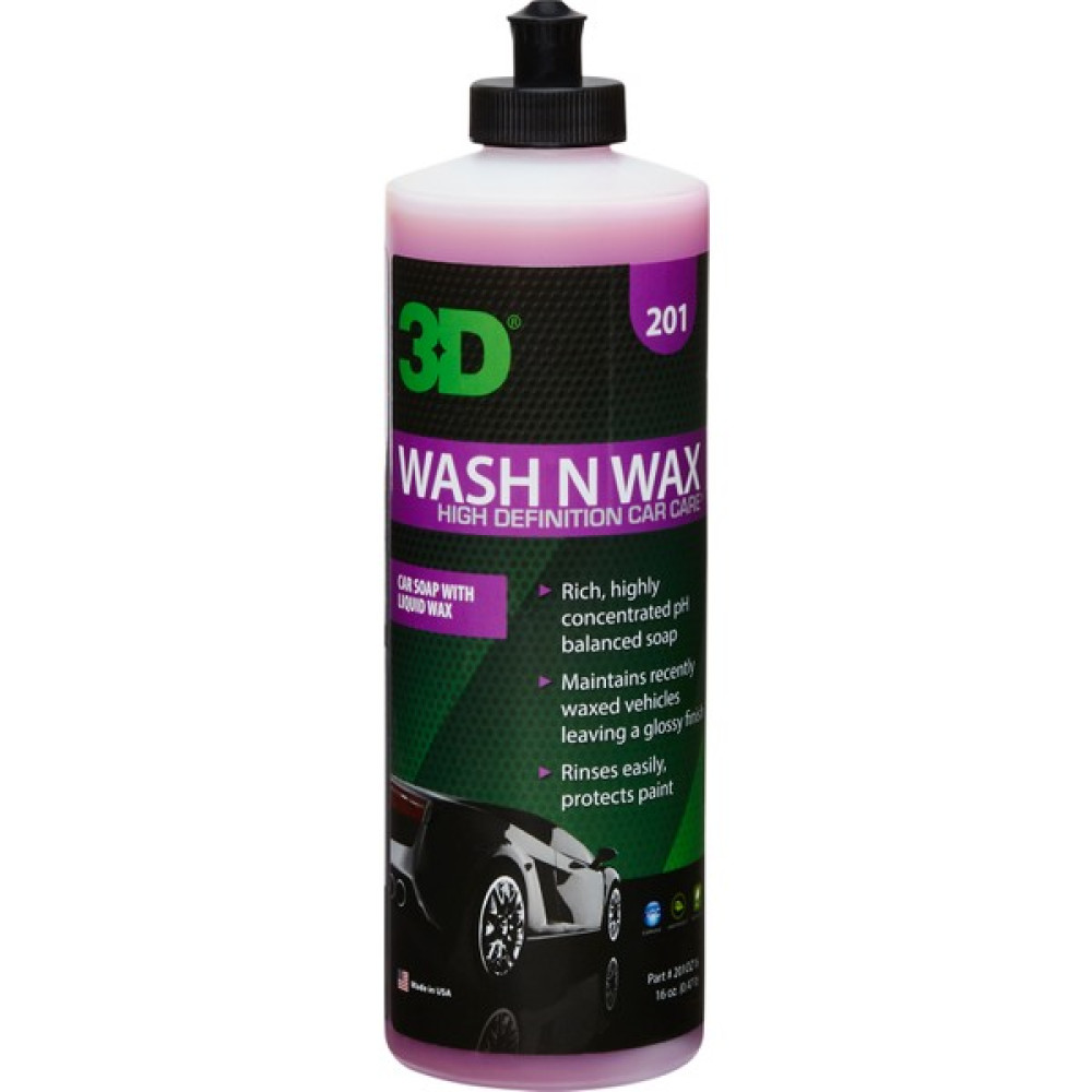 3D Wash N Wax- Cilalı Oto Şampuanı 473 ml Oto Yıkama Ürünleri Fiyatı