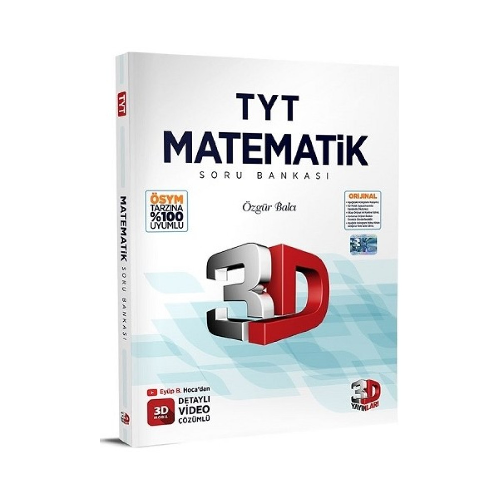 3D Yayınları 2023 Tyt Matematik Soru Bankası Matematik Fiyatı