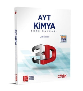 3D Yayınları 3d Ayt Kimya Soru Bankası 2024 Ders Sınav Kitapları Fiyatı