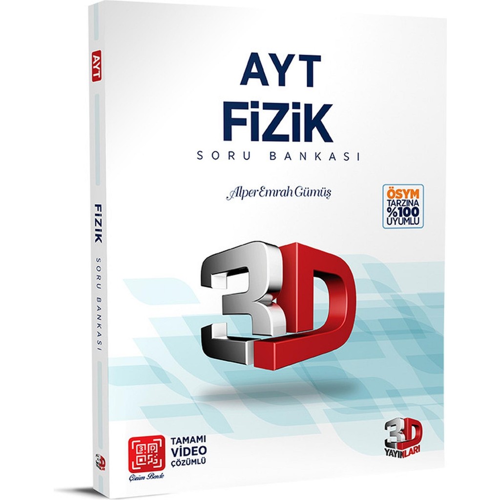 3D Yayınları AYT Fizik Soru Bankası Temel Yeterlilik Testi (TYT) Fiyatı
