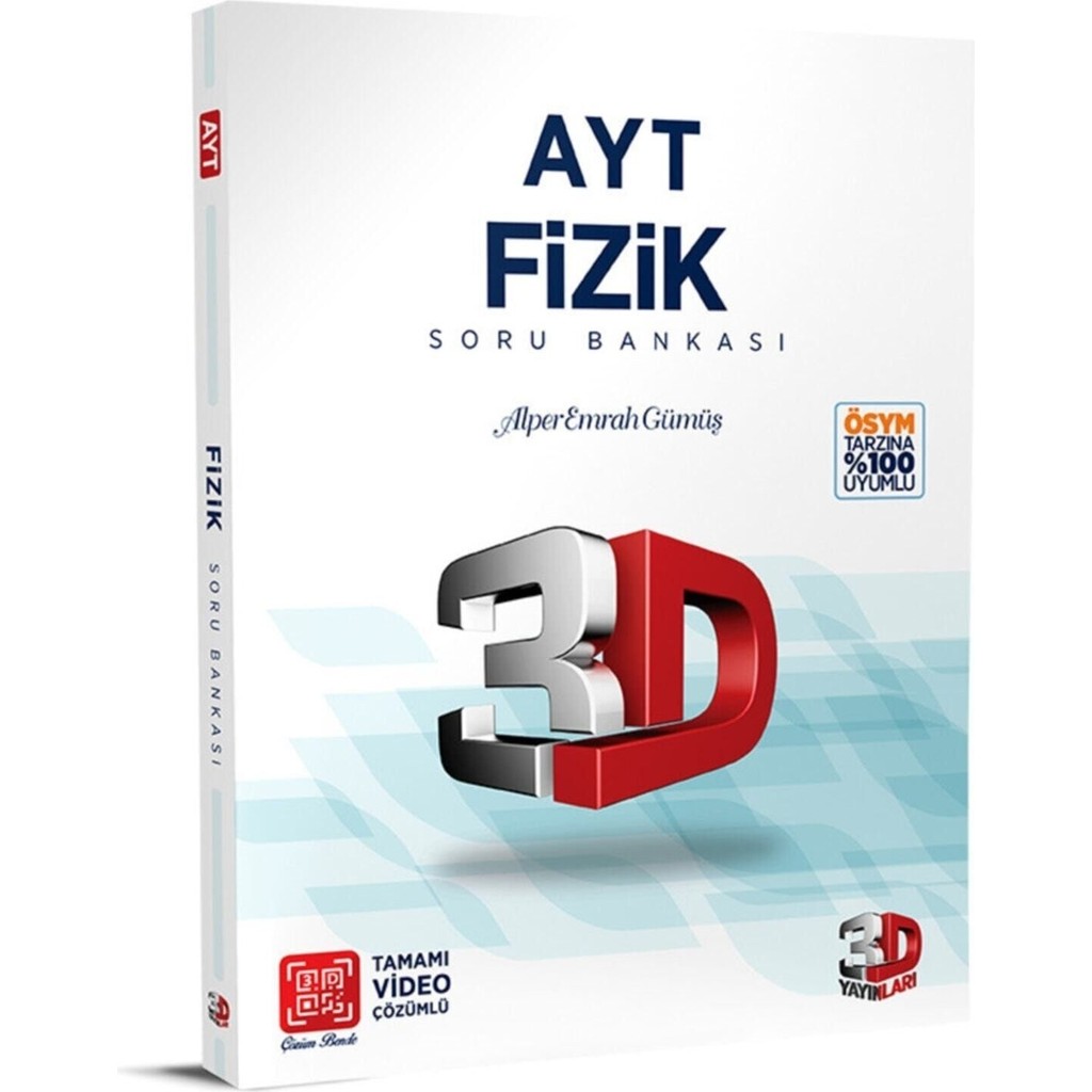 3D Yayınları Ayt Fizik Soru Bankası Temel Yeterlilik Testi (TYT) Fiyatı