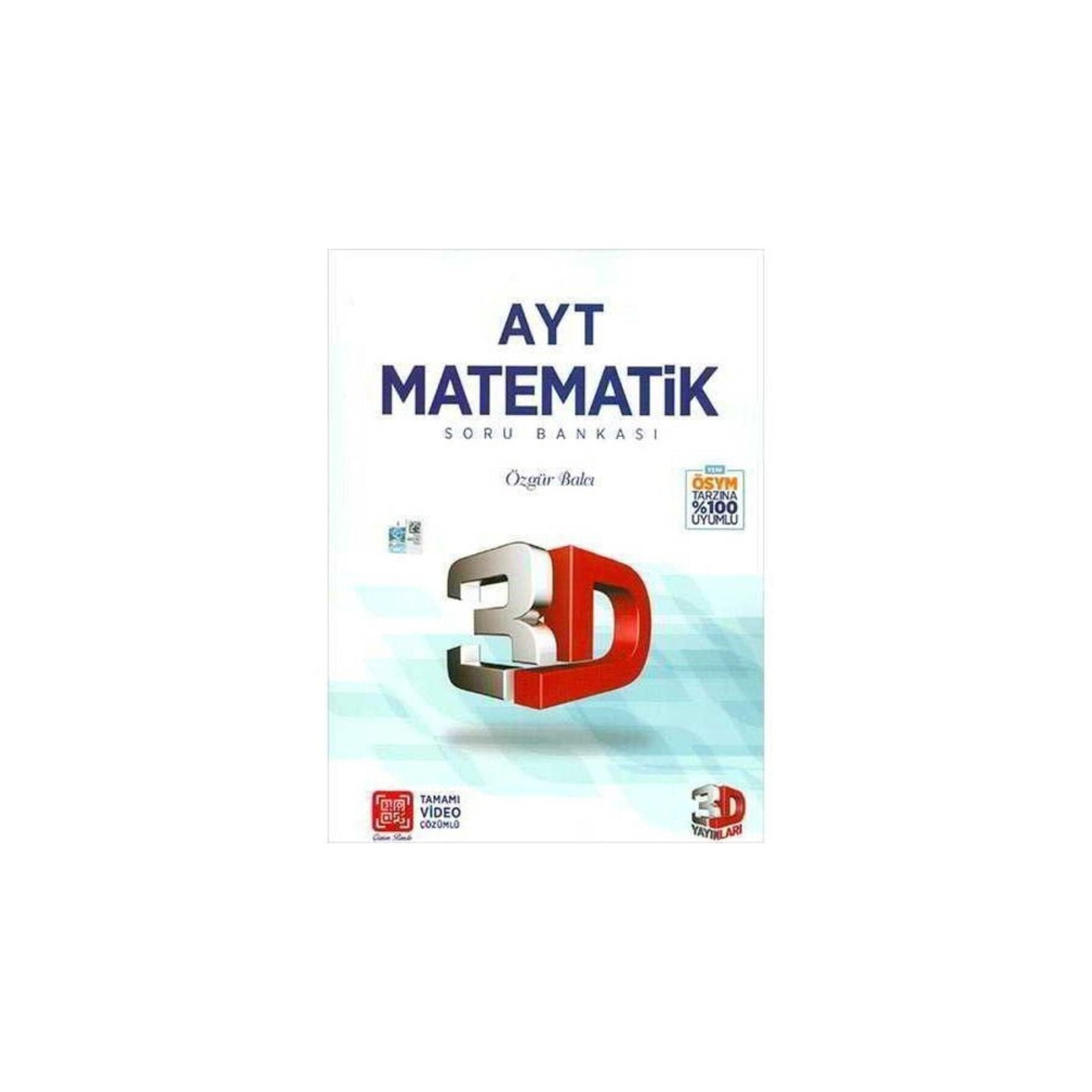 3D Yayınları Ayt Matematik 3d Soru Bankası Ders Sınav Kitapları Fiyatı