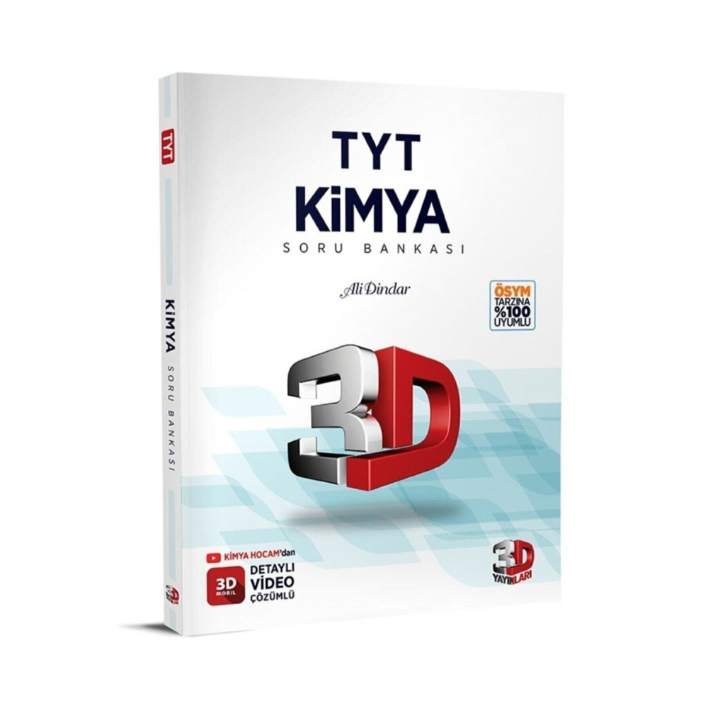 3D Yayınları Çözüm Tyt 3d Kimya Soru Bankası Ders Sınav Kitapları Fiyatı
