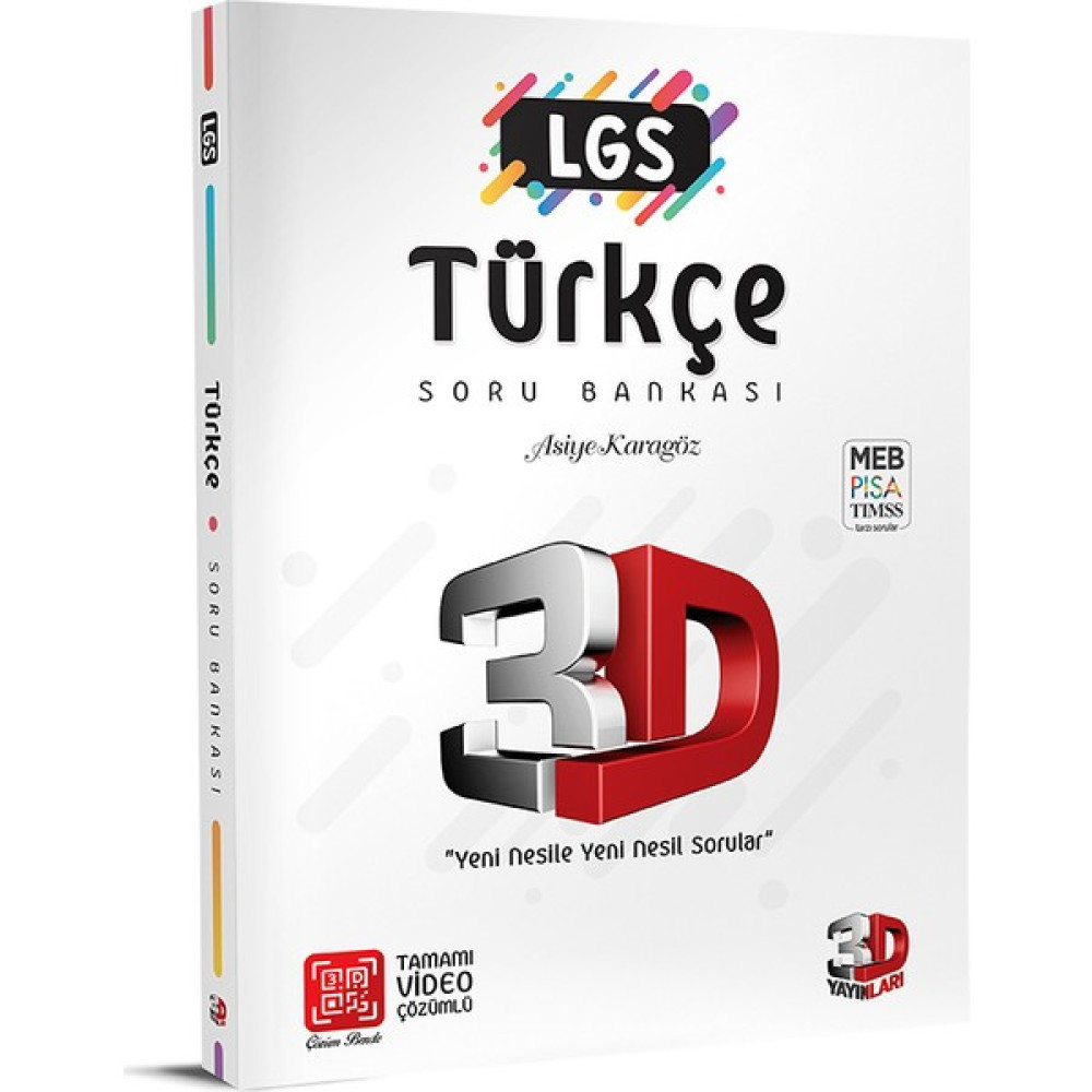 3D Yayınları LGS 3D Türkçe Soru Bankası Türkçe Fiyatı