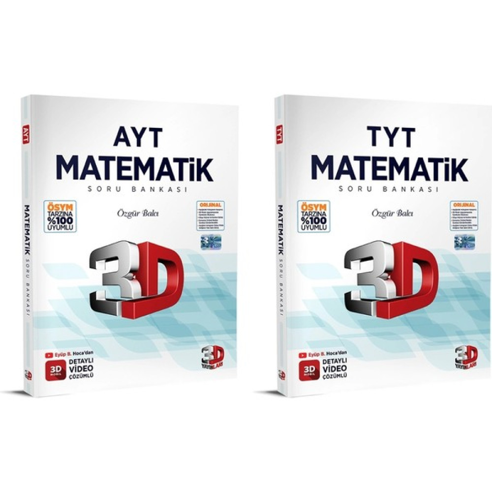 3D Yayınları TYT AYT Matematik Soru Bankası Seti Matematik Fiyatı