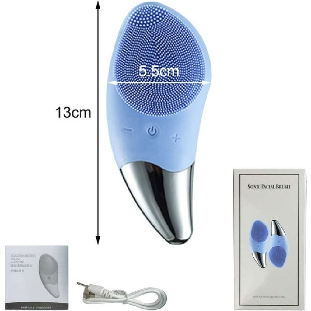 3Danlu Mavi Kutu Mini Elektrikli Yüz Temizleme Fırçası Silikon Sonic Yüz Temizleyici Derin Gözenek Temizleme Cilt Masajı Yüz Temizleme Fırçası Ciha... Cilt & Yüz Temizleme Cihazları Fiyatı