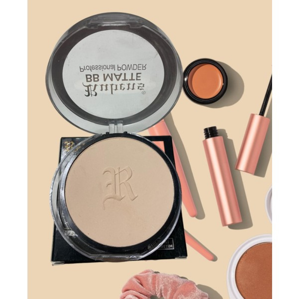 3dproductsale Pudra Fondöten Bb Matte Professional Powder 2 In 1 Açık ve Koyu Ton Ayna Sünger Makyaj Çantası Fiyatı