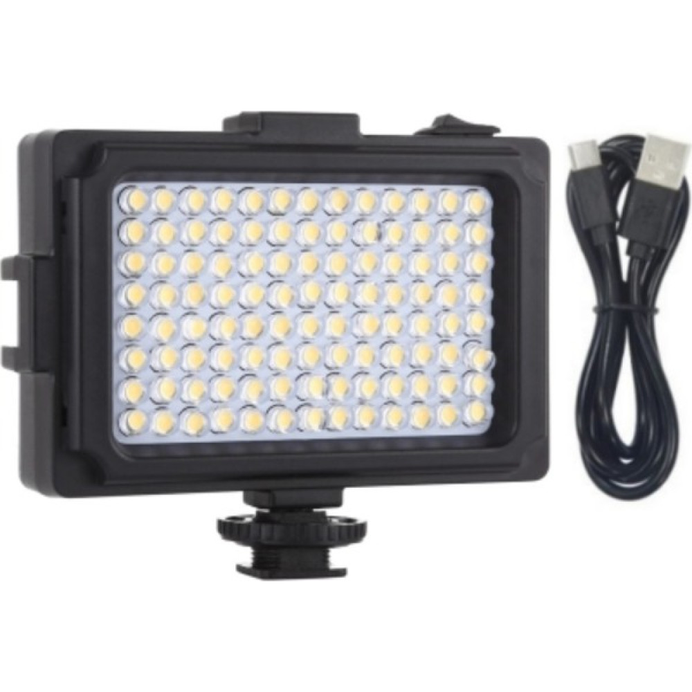 3E1A Video LED Işık 104LED Type-C ile Sürekli Çalışma Ekstra 2 Kızaklı Video Kamera Aksesuarları Fiyatı