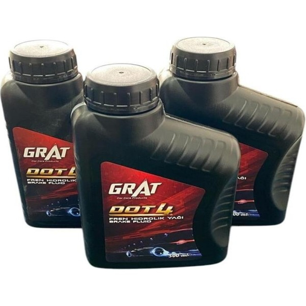 \3"\'lü Grat Fren Hidrolik Yağı Dot 4 500MLGRT-600004 \ Oto Boyaları Fiyatı