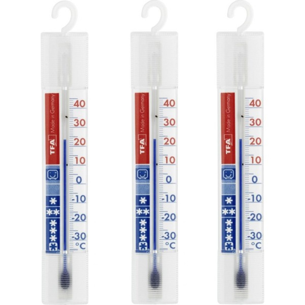 3'lü Paket TFA Dostmann 14.4000 Buzdolabı Soğutucu Soğuk Hava Deposu Termometresi -40 ° C.....+ 40 ° C (Alman Markası) Termometre & Higrometre Fiyatı