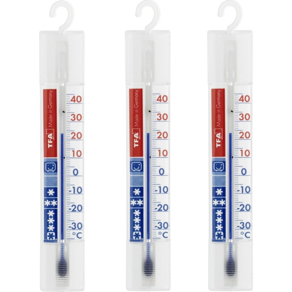 3'lü Paket TFA Dostmann 14.4000 Buzdolabı Soğutucu Soğuk Hava Deposu Termometresi -40 ° C.....+ 40 ° C (Alman Markası) Buzdolapları Fiyatı