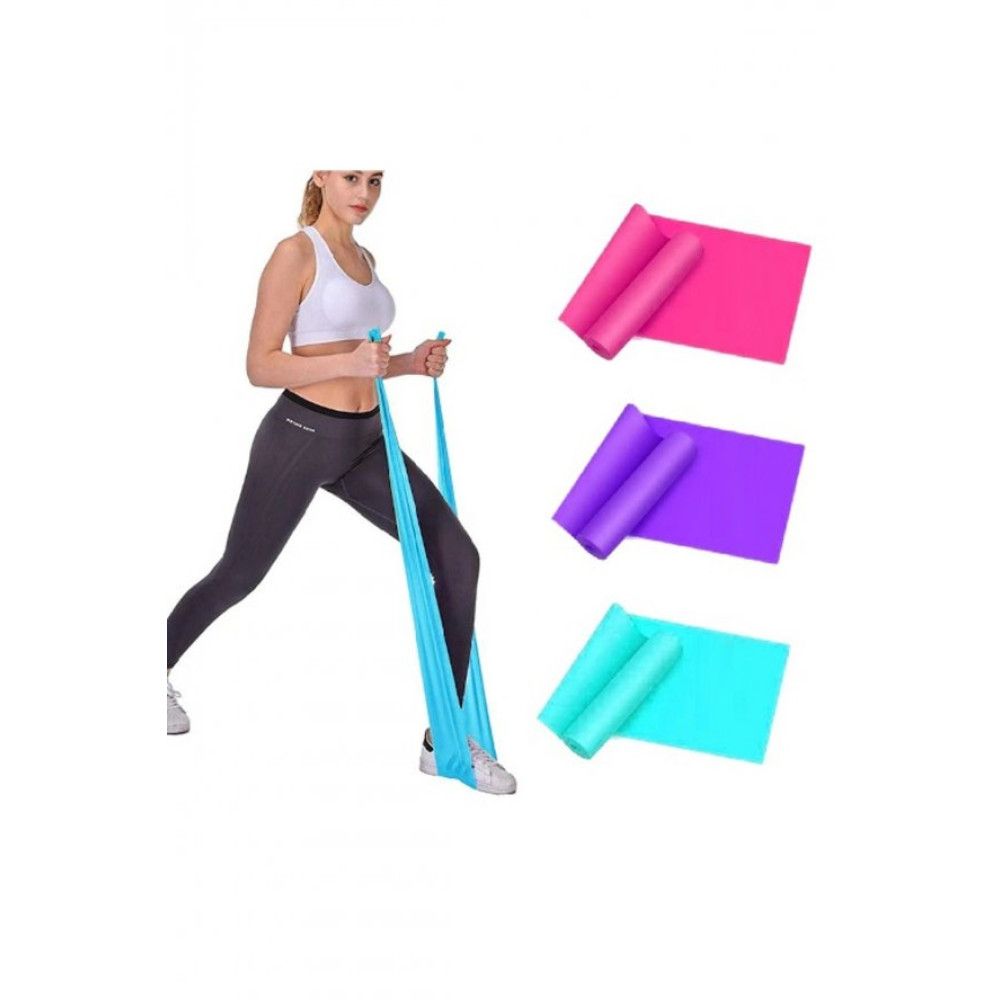 3Lu Pilates Bandi Pilates Lastigi Set 120 X 7,5 Cm Direnç Lastiği Fiyatı
