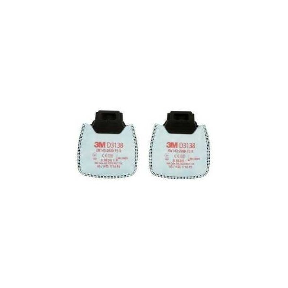 3m D3138 P3 Secure Click Toz Filtresi (1 Çift) - Beyaz Oto Boyaları Fiyatı